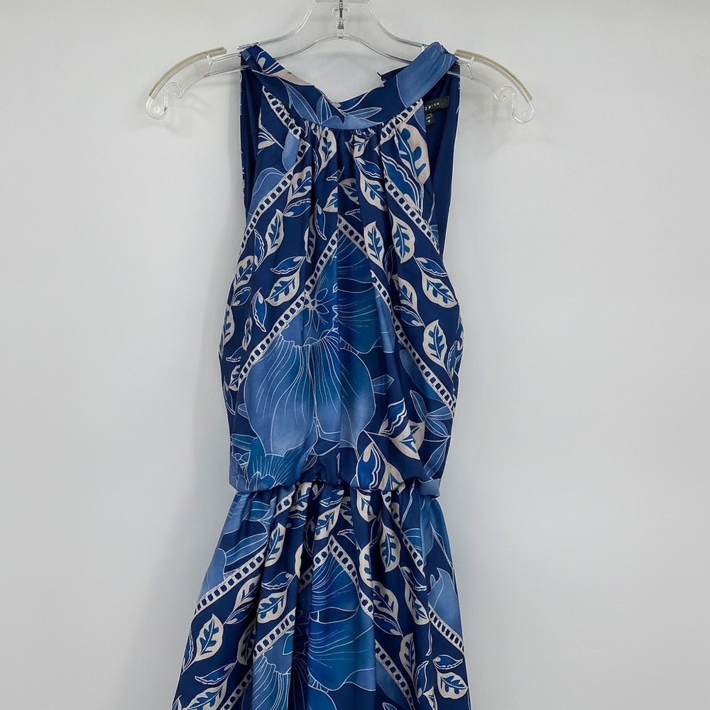 Julia Jordan Blue Floral Maxi Dress | Women’s Regular Size 8